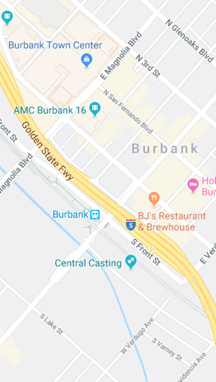 Burbank Map 